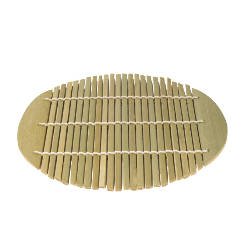 BambooMN Green Bamboo Steamer liners Kitchen Mat Rack Steamer Pad Inserts, 6.5 Inch Dia, 4 Pieces - Image 3
